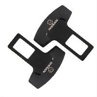 Заглушка ремня безопасности металлическая черная NISSAN (2 шт), к-т  HX-113 Nissan SW