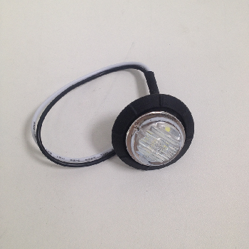 Фонарь габаритный 12/24V  6 SMD круглый D4 см водонепроницаемый, белый , шт.