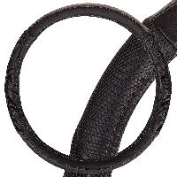 Оплетка экокожа комбинированная, вставки Соты, Racer-3, М (37-39 см), Серая, шт. SKYWAY S01102423