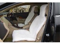 Накидка Мех натуральный овчина, передняя, короткий, белый , 1шт. 