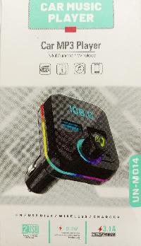 FM Модулятор-bluethooth, 12-24V, 2USB 3.1/1A, HandsFree, LED дисплей, UN-M014