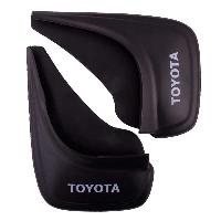 Брызговики фигурные черные, надпись TOYOTA (2 шт), к-т  S05201004 УЦЕНКА (потертости)