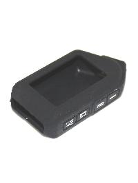 Чехол на брелок сигнализации силиконовый SCHER-KHAN Mobicar 1/2/3/4/5i/6i, серый