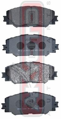 PF-1524 Тормозные колодки Akyoto AKD-12610 T.Corolla  2007-/Rav 4 2005 — 2012  FR