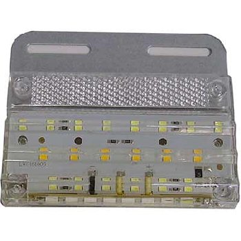 Фонарь габаритный 24V 20 SMD (+8SMD) 100* 60 мм, прозрачный, шт.   (уп. 8 шт)