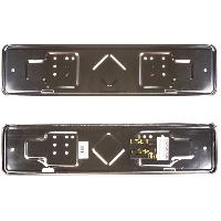 Рамка номера нержавеющая сталь (уп.30 шт) AB027 