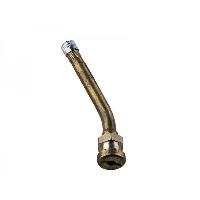 Вентиль для бескамерных шин грузовой латунь гнутый  80 мм , угол 27°   ( V3.20. 7 / TR 1780 )