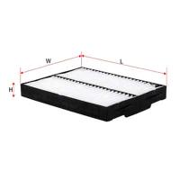 Фильтр салонный AC-984J  JS  (CA-1401 Sak/PC-906C/95861-54J00) SZ Grand Vitara H27A 03-05