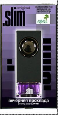 Ароматизатор на дефлектор жидкий SLIM Вечерняя прохлада (8 мл.) SLMV-187