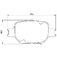 PF-1430/ 1442 Колодки тормозные дисковые (АN-603/636) КНР