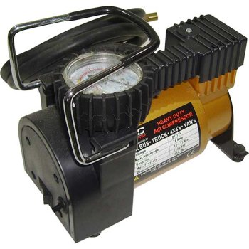 Компрессор метал корпус 12V TORNADO AC-580 УЦЕНКА (шланг 1,5м, предохранитель)