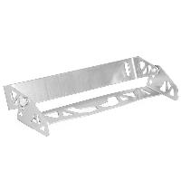 Крепление рамки номера с выносом 70 мм (металл) L250 мм, серебро
