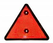 Катафот треугольный красный,16см, крепление под болт, шт.