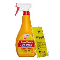 Полироль салона СуперБлеск Leather&TireWaxSuperGloss, 500 мл, триггер KANGAROO (355029) (1/12)