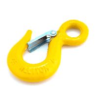 Крюк-карабин для буксировочного троса литой с пружинным механизмом 240гр, крашенный