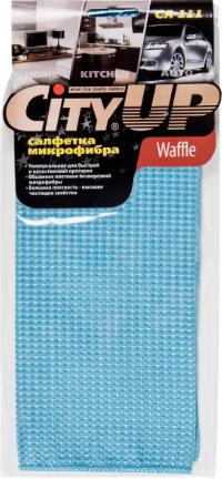 Салфетка Микрофибра 36*65см (CA-111) Сrystal Waffle, шт. CityUp  (1/160)
