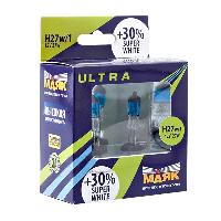Лампа галогеновая H27 12V 27W W1/ PG13 Super White+30 (82727W\1SW+30) 2шт, к-т  Маяк 