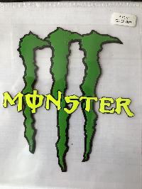 Наклейка светоотражающая MФNSTER 13см, шт (QTZZ-003)