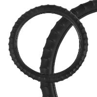 Оплетка экокожа гладкая Top-1, XL (41-43 см), черная SKYWAY S01102079