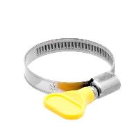 Хомут червячный-бабочка  30-45 мм ширина 10 мм (с пластиковой ручкой) Маяк (уп 80/800шт) (2 дюйма)