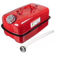 Канистра металлическая горизонтальная Красная 10л, складная ручка (41*24*21,5cm) S02601024 (1/6)