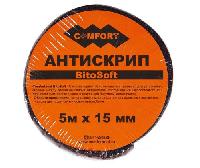 Уплотнитель резиновый АНТИСКРИП BitoSoft 15мм, длина 5м, бухта