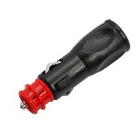 Штекер в прикуриватель ЕВРО с предохранителем (под винт) 