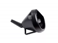 Воронка пластик D-190 мм ЧЕРНАЯ с ручкой 35см (уп 50 шт)