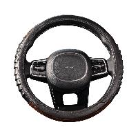 Оплетка экокожа, вставки под дерево Wood-5, M (37-39 см) Черная , шт. SKYWAY S01102171