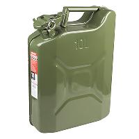 Канистра металлическая вертикальная, 10л, рычажная крышка  S02601012  SKYWAY (1/5)