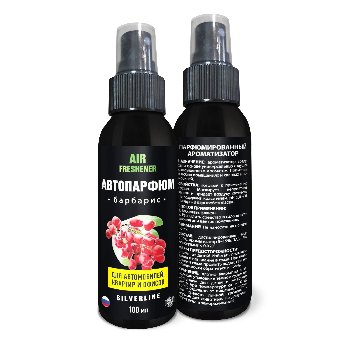 Ароматизатор спрей АВТОПАРФЮМ Air Freshener, 100 мл БАРБАРИС, SL1211  SilverLine AGAT (1/12)