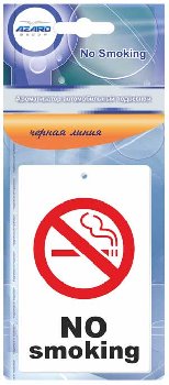 Ароматизатор подвесной пластина No Smoking ВАНИЛЬ  PSMK-63 (10/40)