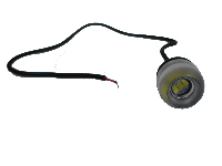 Ходовые огни диодные, круглые D 20мм 1.5 W, 1 супердиод,врезной M6, стеклянный, белый(к-т 2 шт), к-т
