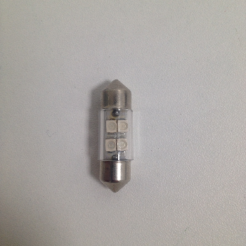 Светодиод T11*31 12V BLUE  4SMD (Маяк) (12T11x31-B\4SMD)