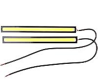 Ходовые огни диодные COB лента 170*15*3мм (6 Вт) оправа черная (2 шт), к-т  S01501033 SKYWAY