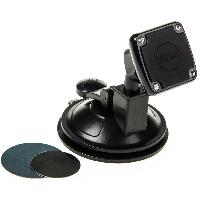 Держатель телефона магнитный, на стекло, присоска, короткая ножка Черный SKYWAY S00301029