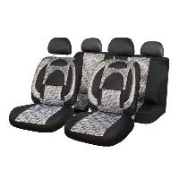 Чехлы жаккард, салон (11 пр) поясничный упор PROTECT Plus-7, Черный-Серый SKYWAY  S01301035 (1/5)