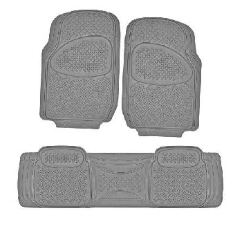Коврики Полиуретан 3 пр (п:72*51см,з:43*156см) Hot-3 Серый, к-т  SKYWAY S01702004 (1/4)