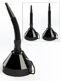 Воронка пластик D-135 мм разборная, с гибким носиком   (уп 50шт)