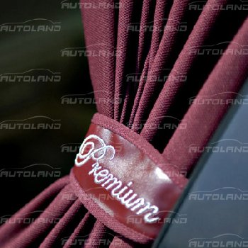 Шторы на окна сетка, 47-53*70 см. LL, бордовый(1701331-179DW/370-06 D.WinePREMIUM), к-т 2 штAutoLand
