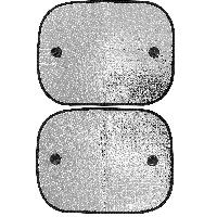 Шторка солнцезащитная зеркальная (фольга) на боковые стекла 50*38 см, присоски, 2шт, к-т  S01202003