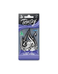 Ароматизатор подвесной пластина Flame Черный лед TA-55, Tensy (уп.50шт)