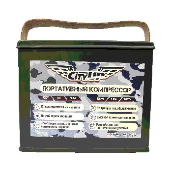 Компрессор метал корпус WINNER, 12V, 30 л/мин, AC-597 CityUp (1/8)