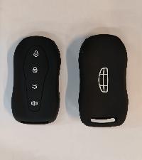 Чехол на ключ автомобильный силиконовый GEELY (3 кнопки) Kc-slk-Gl-03