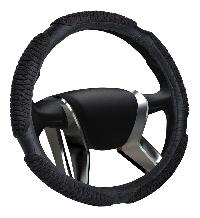 Оплетка перфокожа Senator Colorado M (d 37-39см) Черная, 5 подушечек замша черная (OPLS1101), шт. 