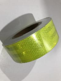 Лента светоотражающая самоклеящаяся 50мм*25м,  зеленая, рулон