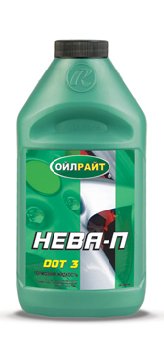 Тормозная жидкость DOT-3, 0.5 л, НЕВА, OIL RIGHT (уп.24 шт.)