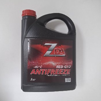 Антифриз G-12 (красный), 5кг ZDA (уп.4 шт.)