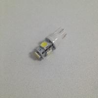 Светодиод T10 24V WHITE  4SMD (5050) W2,1x9,5D (Маяк) (24T10-W/4 SMD)