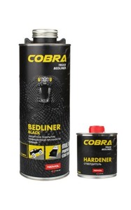 Защитное покрытие повышенной прочности (черный) 0,6+0,2 л. COBRA Truck Bedliner (уп. 4 шт)